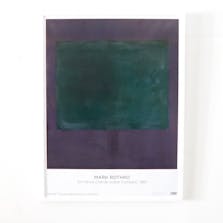 【額装付き】MARK ROTHKO / Green on Maroon,1961